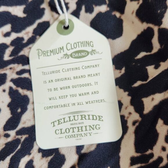 Telluride Clothing Company Leopard Print Blouse NWT Size Small Leopard Top - Picture 10 of 11